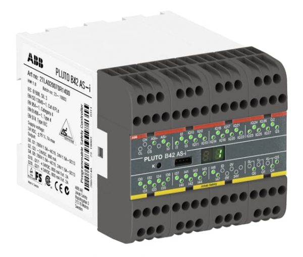 2tla020070r1400 Pluto B42 As I Programmable Safety Controller Abb Safety Controllers